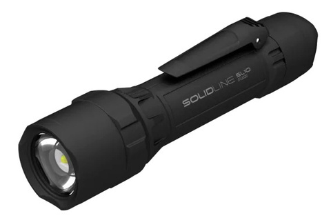Фонарь ручной Led Lenser Solidline SL10, чёрный, светодиодный, AAAx4 (502234)