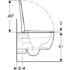 Geberit iCon 500.784.01.1 Унитаз с сиденьем