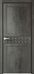 Межкомнатная дверь Севилья 10 / Цвет Бетон темный / Двери Верда