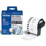 Бумажная клеящаяся лента Brother DK-22223 (белая, ширина 50 мм) длина рулона 30,48 м