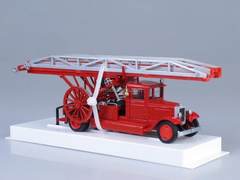 ZIS-11 LGPO Automotive Fire ladder removable LOMO-AVM 1:43