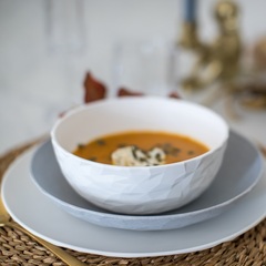 Тарелка club, organic, D26 см, зеленая