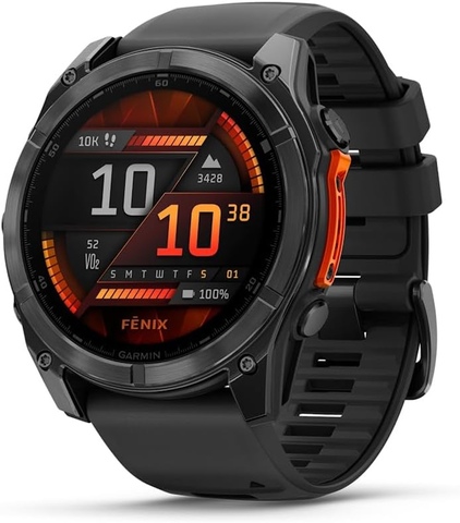 Умные часы Garmin Fenix 8 51 мм AMOLED Серый | Slate Gray (010-02905-00)
