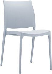 Стул пластиковый Siesta Contract Maya, серебристый