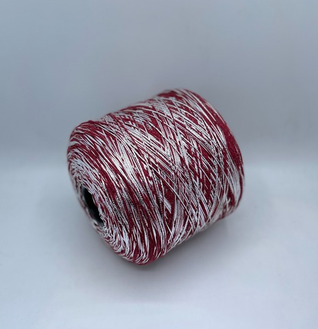 Luxury Production by Ri.Go (пр.Италия), art-Emporium, 180м/100гр, 90%Меринос,8%Полиэстер(фольга), 2%Полиамид , цвет-Вишня+серебро(33/353) ,арт.32309