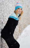 Женская утепленная лыжная куртка Nordski Drive Black-Mint W