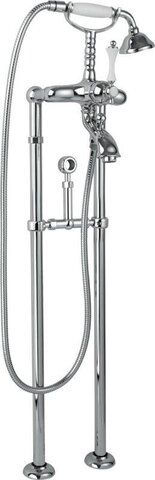 Cezares MARGOT-VDPS-02-M MARGOT-VDPS-02-M Напольный смеситель для ванны однорычажный с ручным душем, исполнение бронза, ручка бронза