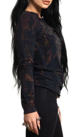 Affliction | Футболка лонгслив женская DIAMOND CREEK AW23042 правый бок