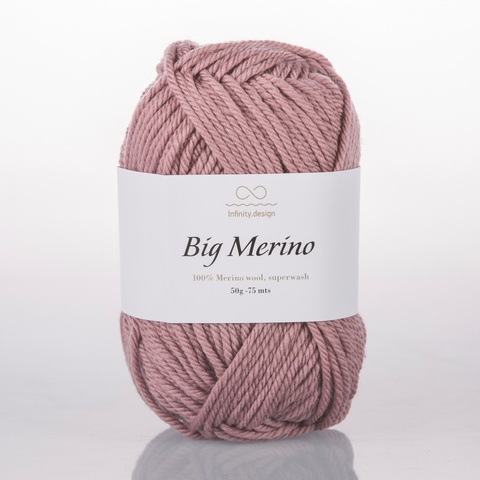 Пряжа Infinity Big Merino 4331 пыльная роза