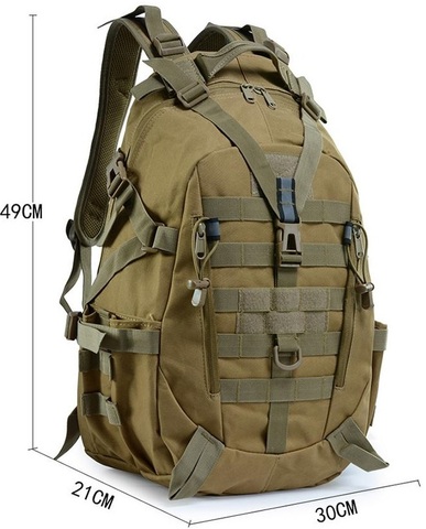 Картинка рюкзак тактический Skully Tactic RWZS20 green - 3