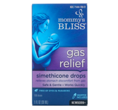 Mommy's Bliss, средство от дискомфорта при газообразовании, симетиконовые капли, от рождения, 30 мл