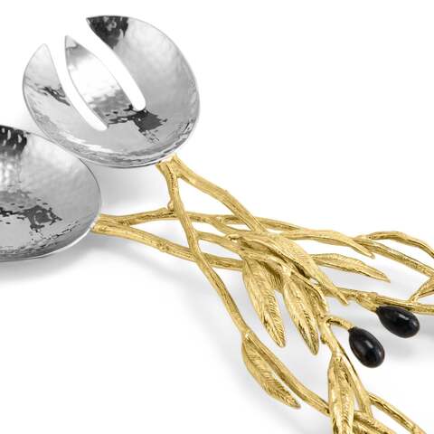 Набор сервировочных предметов 2шт 29см Michael Aram Оливковая ветвь