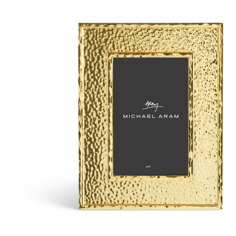Рамка для фото 16.5х21.5см Michael Aram Текстура золотистая