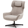 Крутящееся кресло Zalina, бежевый шенилл