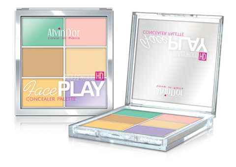 Alvin D`or CFP-01 Корректор 6х1Hd Hollywod concealer palette