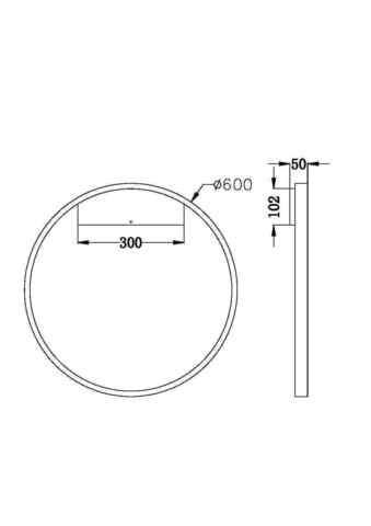 Настенный светильник Maytoni Rim MOD058WL-L35BS3K