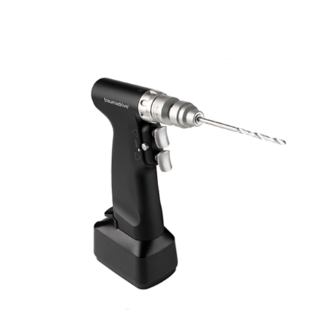 De Soutter MBU-470 Traumadrive Electric Handpiece/ Attachments: drills, saws, reamers, radiolucent drill, wires, pulse lavage