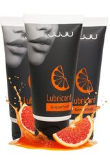Набор съедобных лубрикантов JuJu, грейпфрут, 3×50 мл