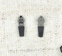 Бегунок спираль для водонепроницаемой молнии, п/а Т5, чёрный