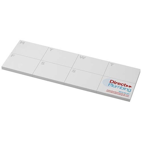 Sticky-Mate® переработанная клейкая бумага для заметок с напечатанным планировщиком