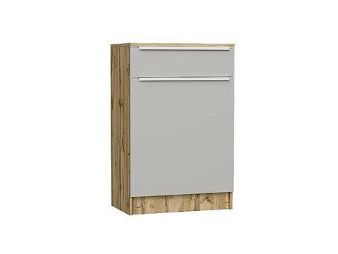 Тумба Стиль ТБ-601 с ящиком Silky Light Grey Дуб Вотан