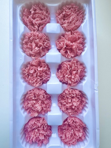 Гвоздика 3-4 см. Розовый насыщенный (половина коробки-5 шт)