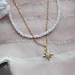 Подвеска Звезда с фианитами 15*13 мм, позолота, У036