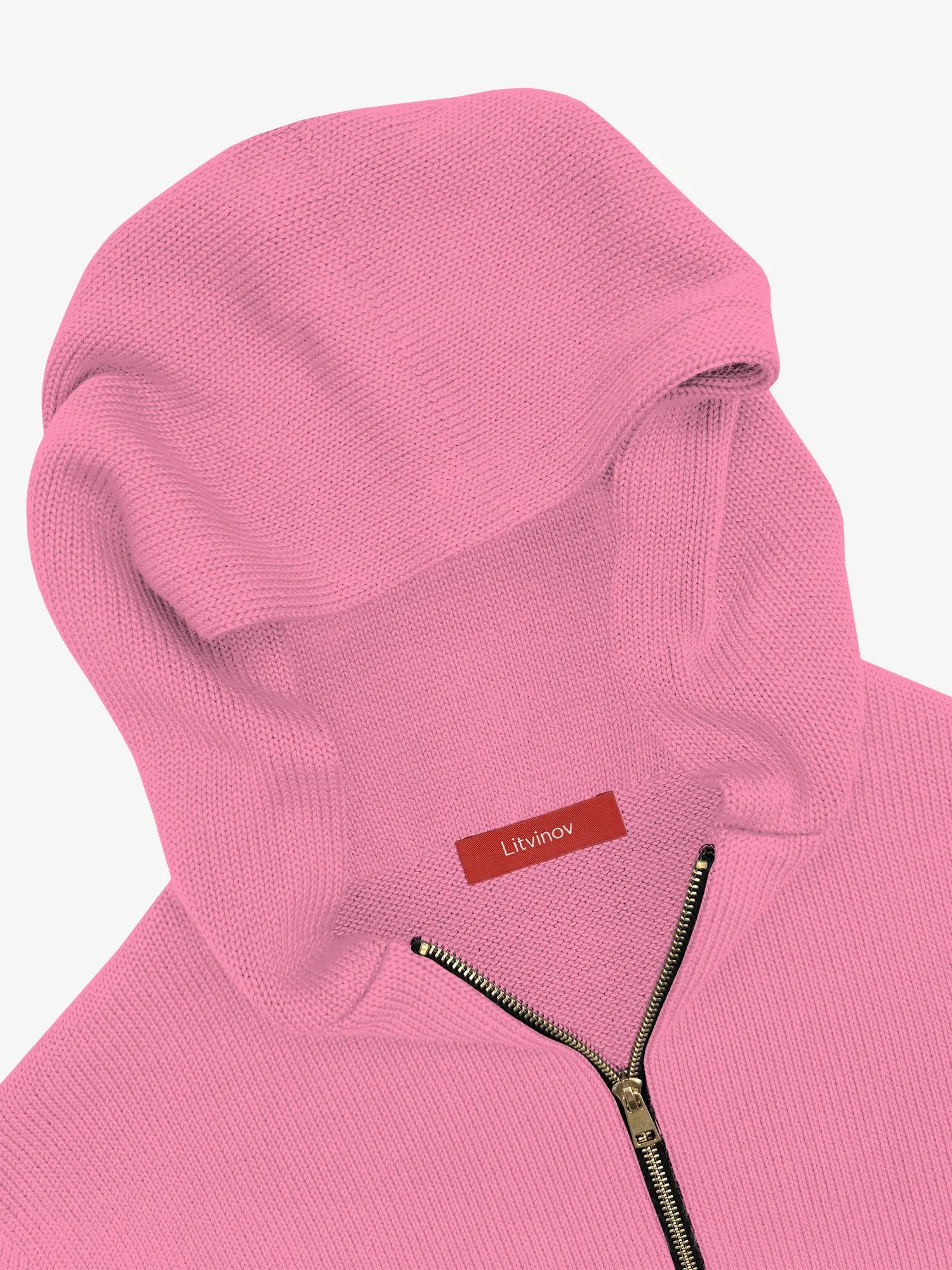 Толстовка на замке из шелка