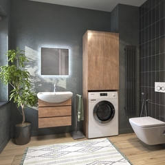 Шкаф комбинированный Wing 640 под стиральную машину дуб золотой