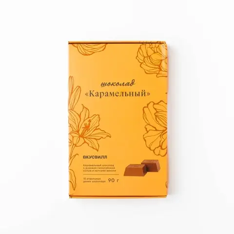 Шоколад карамельный, 90 гр