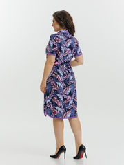 4572 Халат на пуговицах