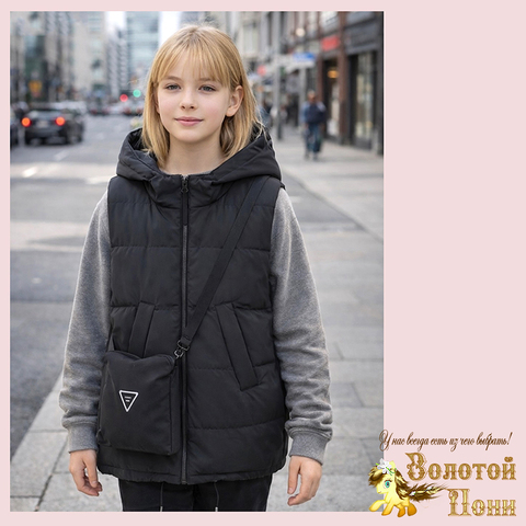 Жилет с сумкой д (10-15) 260203-WE125