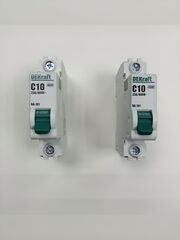 Автоматический выключатель 1-пол. 10А тип C 4,5кА серия ВА-101 DEKraft (2шт)