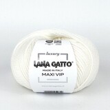 Пряжа Lana Gatto Maxi VIP 10001 белый