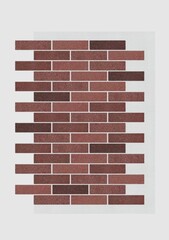 АМК фасад кирпич микс 410