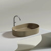 Ceramica Nova Element CN6048MC Умывальник чаша накладная овальная, 60.8x38.5, цвет: капучино матовый