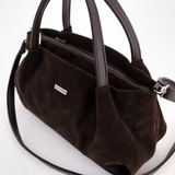 Сумка Саломея 334 эко-замша кофе