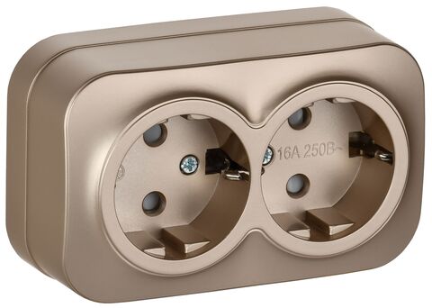 GLORY Роз. 2-я с з/к/ш о/у 16А РСш22-3-ХШм шамп. м. IEK