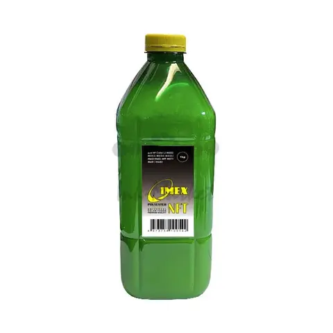 Тонер IMEX Универсал тип NFT для HP Color LJ M552, M553, M554, M555, M652, M653, MFP M577, M681/M682- 1кг, желтый, Polyester Green Line