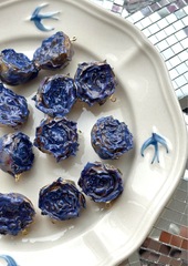 Подвеска "Роза синяя"