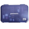 Набор оснастки для гравера Greenworks Арт. 3503507, 216 предметов в кейсе — фото 4