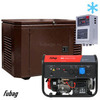 Бензиновый генератор в зимнем кожухе с блоком АВР Fubag BS 9000 A ES/1200SCW RAL 8019 — фото 1