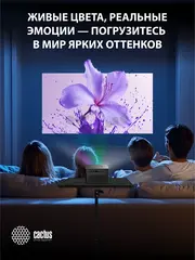 Проектор Cactus CS-M1.SG DLP 9600Lm LS 600Lm ANSI (1920x1080) 200000:1 ресурс лампы:20000часов 1xUSB typeA 1xHDMI 1.9кг — фото 3