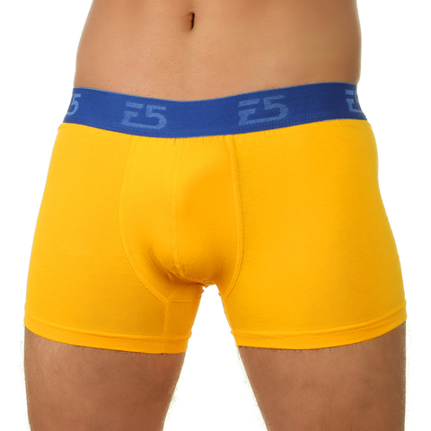 Мужские трусы боксеры желтые E5 Underwear  Boxer Short 024