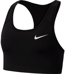 Бюстгальтер спортивный Nike Dri-Fit Swoosh Band Bra Non Pad - black/black/white