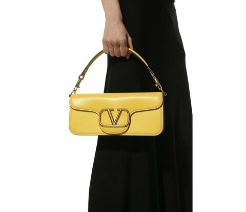Сумка Valentino Locò желтый