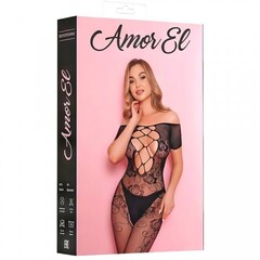 Боди-комбинезон с доступом Amor El Cristina, ажурное кружево, S-L