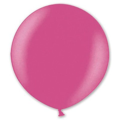 Шар гелиевый гигант металлик Fuchsia 115 см