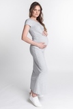 Платье для беременных 09625 серый