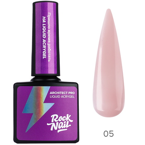 Жидкий акригель RockNail 05 Raw Cacao 10мл